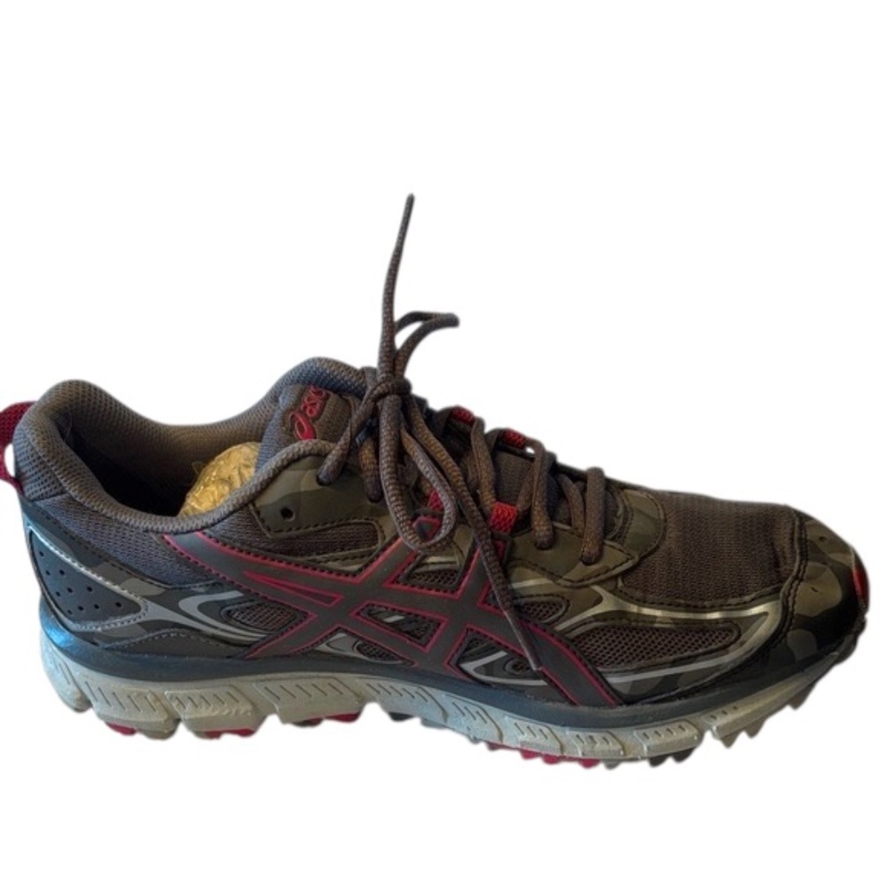 ASICS Women’s Charcoal and Crimson Athletic Shoes - Picture 3 of 13